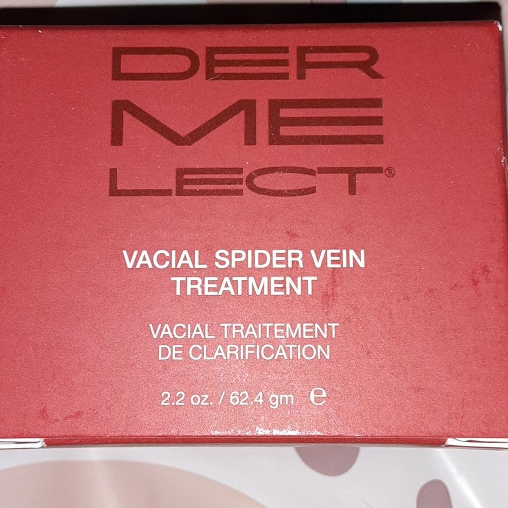 NEW Dermelect Vacial Spider Vein Treatment Full Size 2.2 Oz